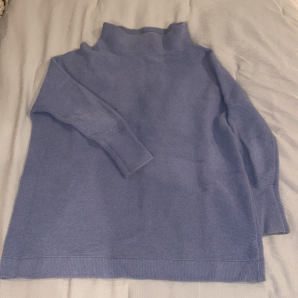 Free People Blue Knit Sweater
